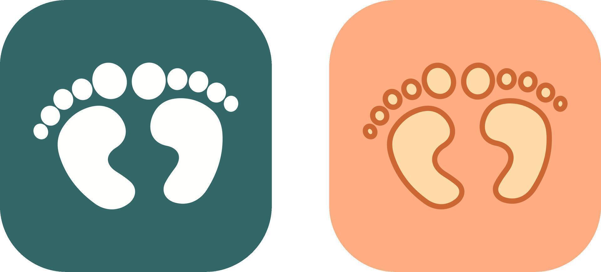 Feet Icon Design vector