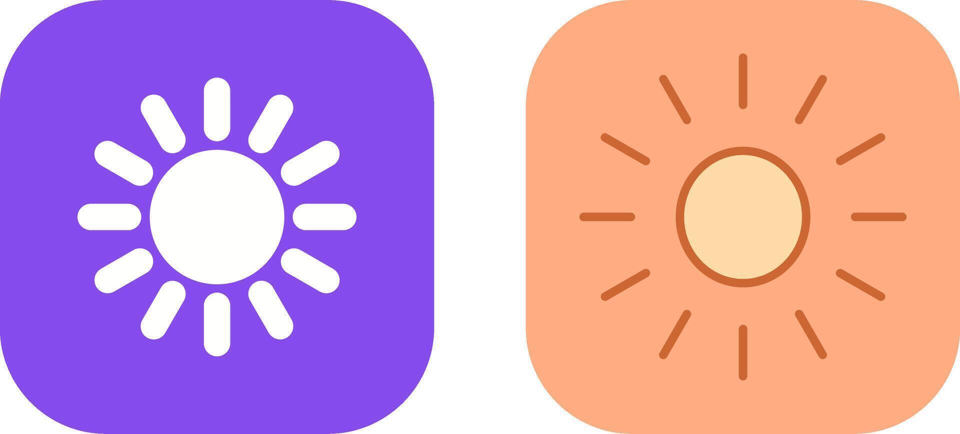 Sun Icon Design vector