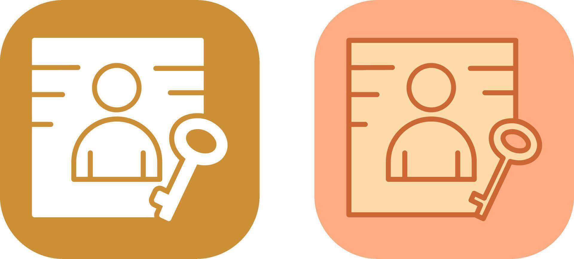 Business Key Icon Design vector