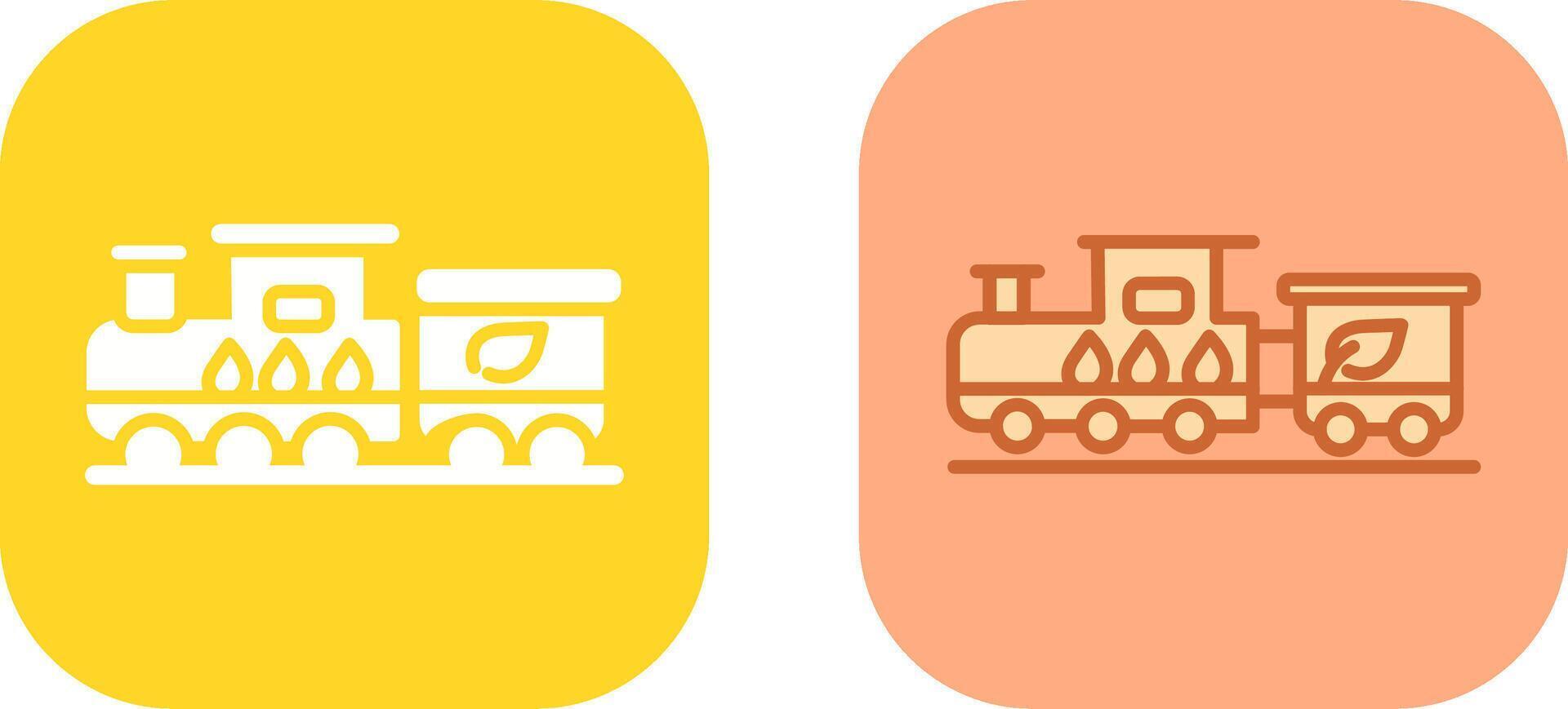 ecología tren icono diseño vector