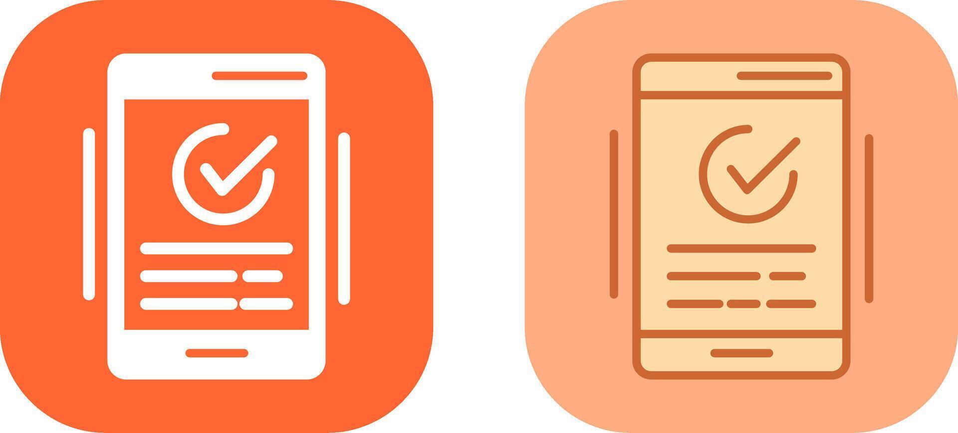Order Confirmed Icon Design vector
