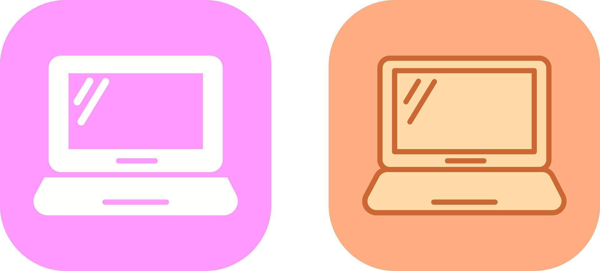 Laptop Icon Design vector