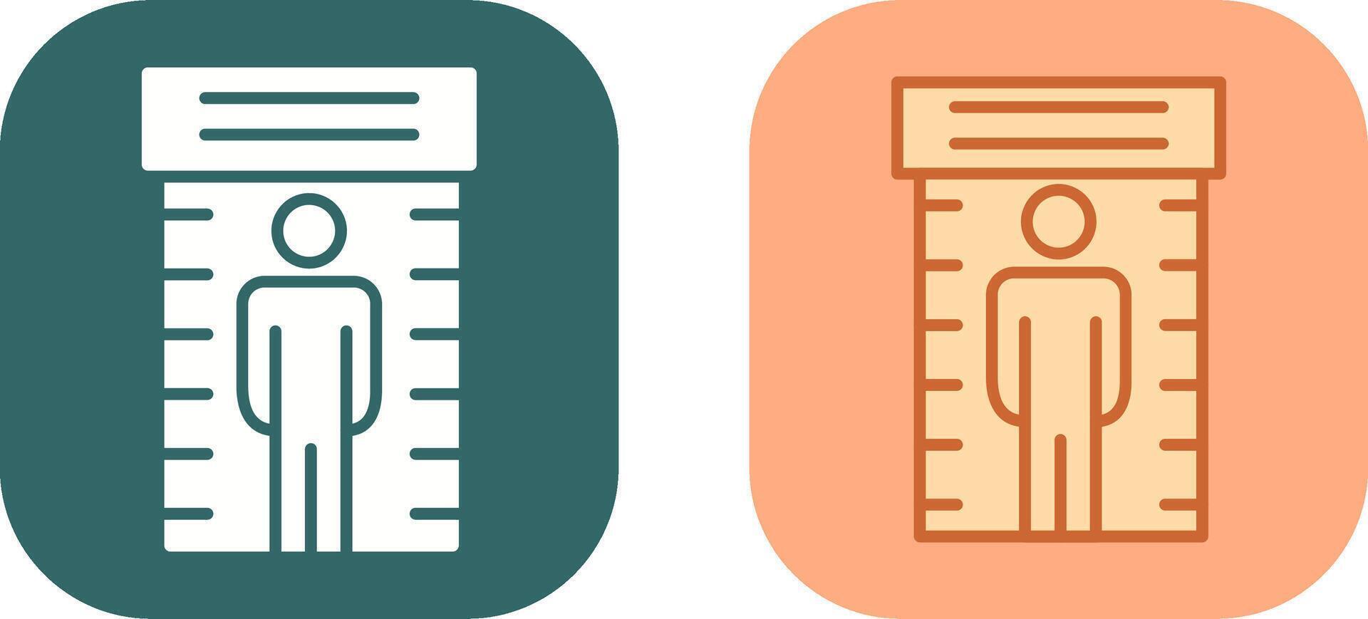 Metal Detector Icon Design vector