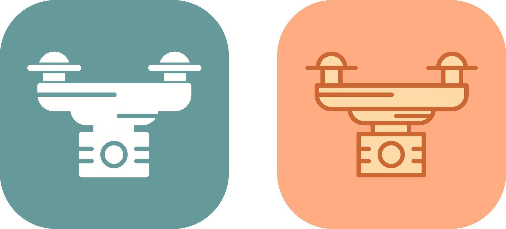 Drone Camera Icon Design vector