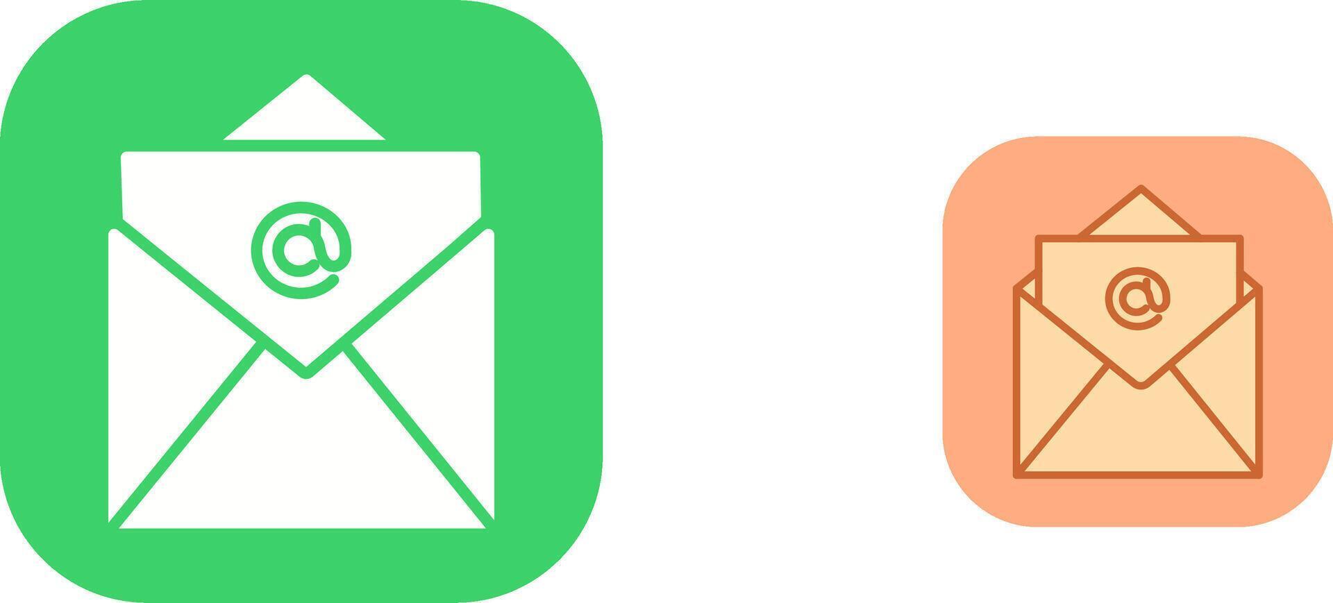 Emails Icon Design vector