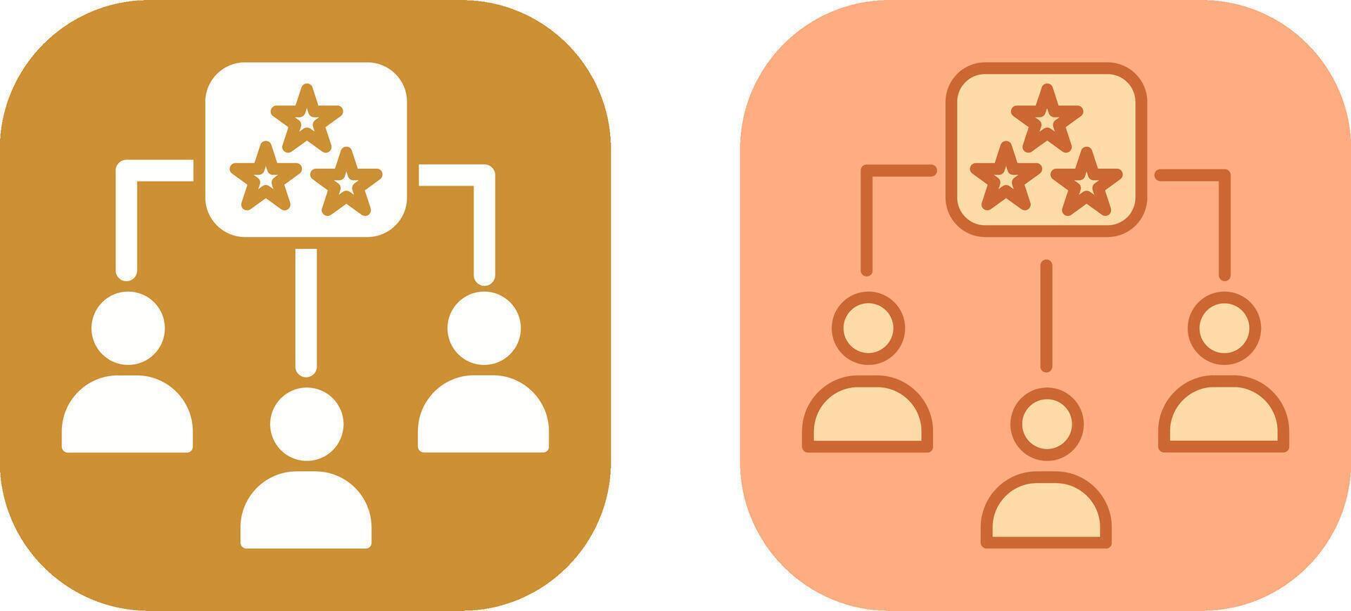 Reputation Management Icon Design vector