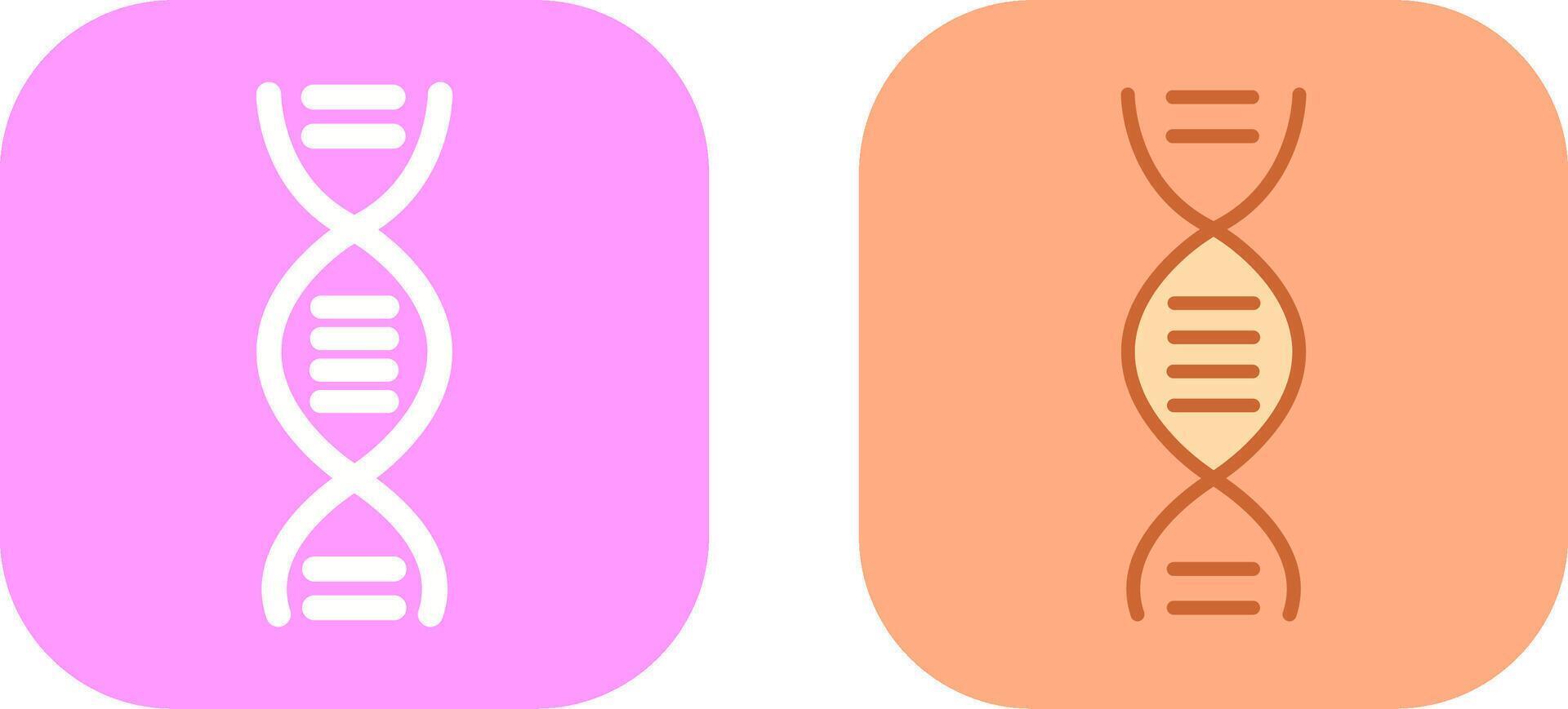 DNA Structure Icon Design vector