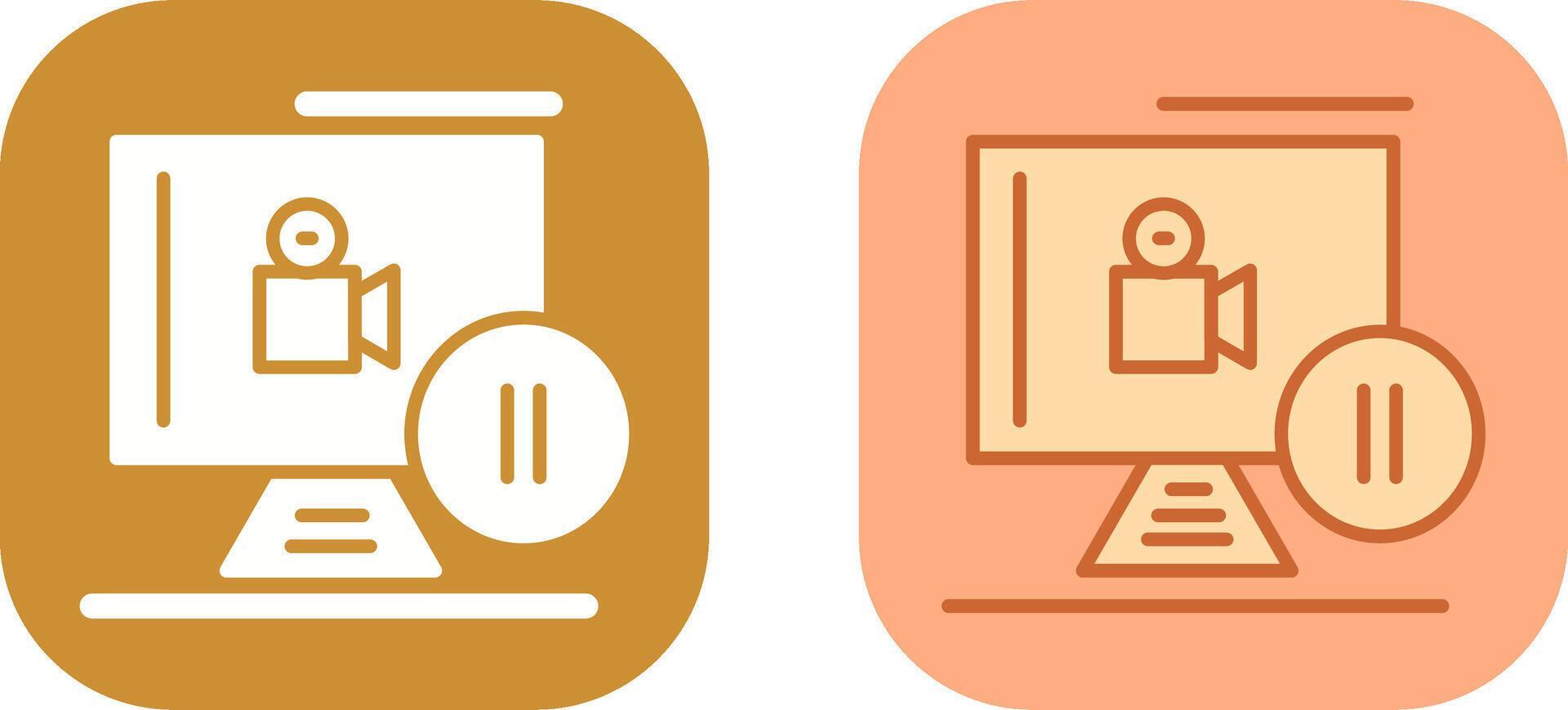 Pause Button Icon Design 43084176 Vector Art at Vecteezy