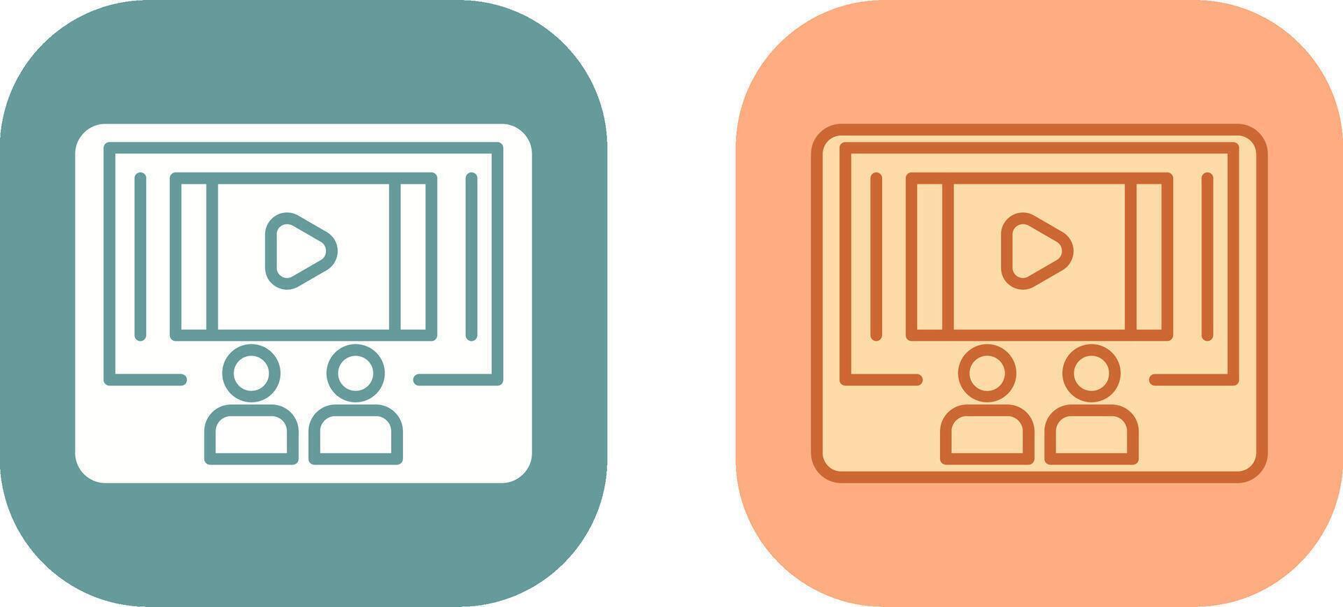 Auditorium Icon Design vector