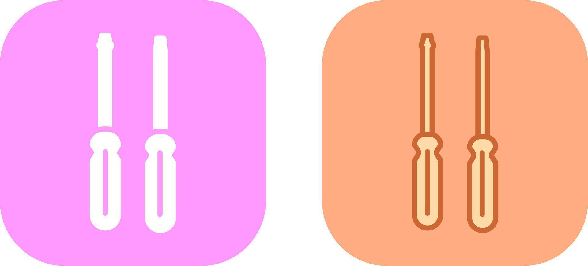Screwdriver Icon Design vector