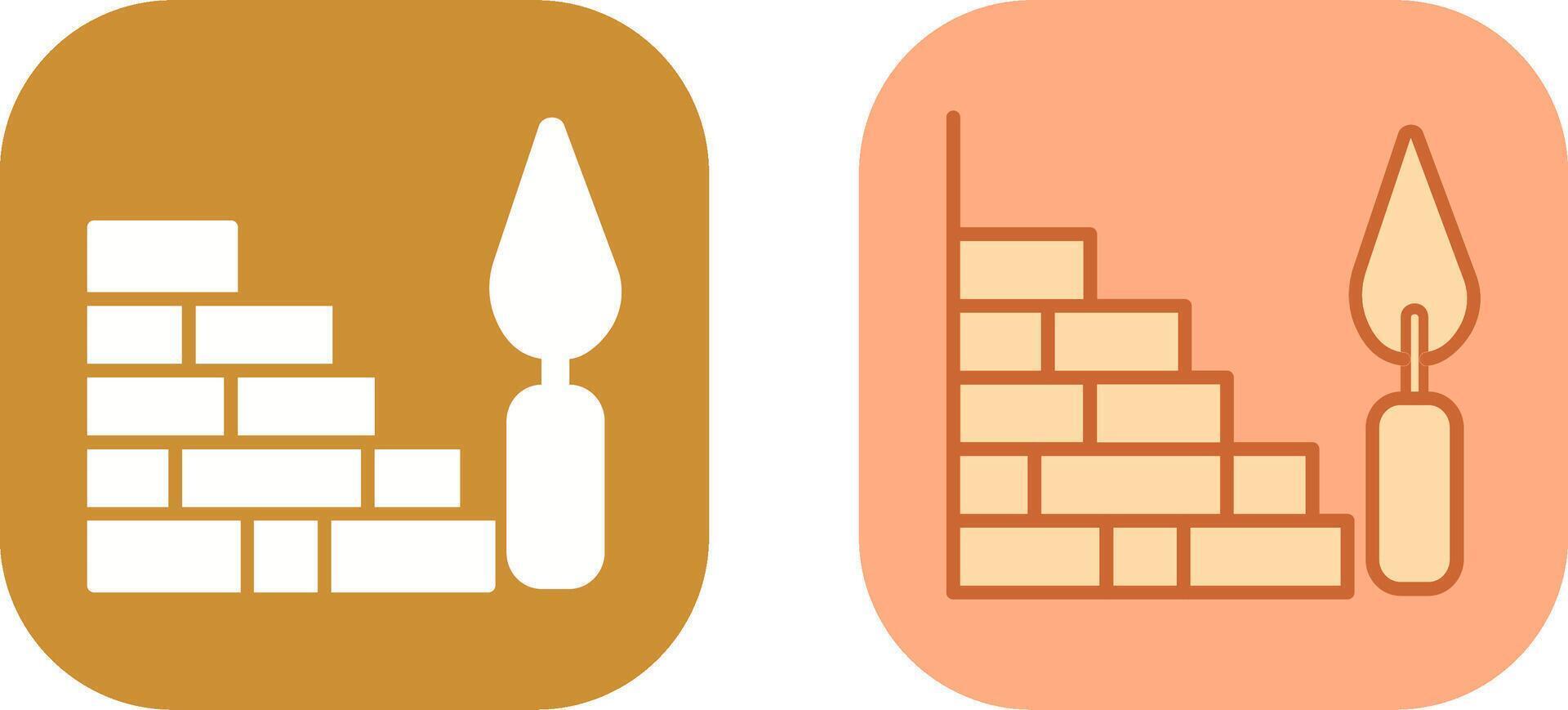 Bricks Icon Design vector