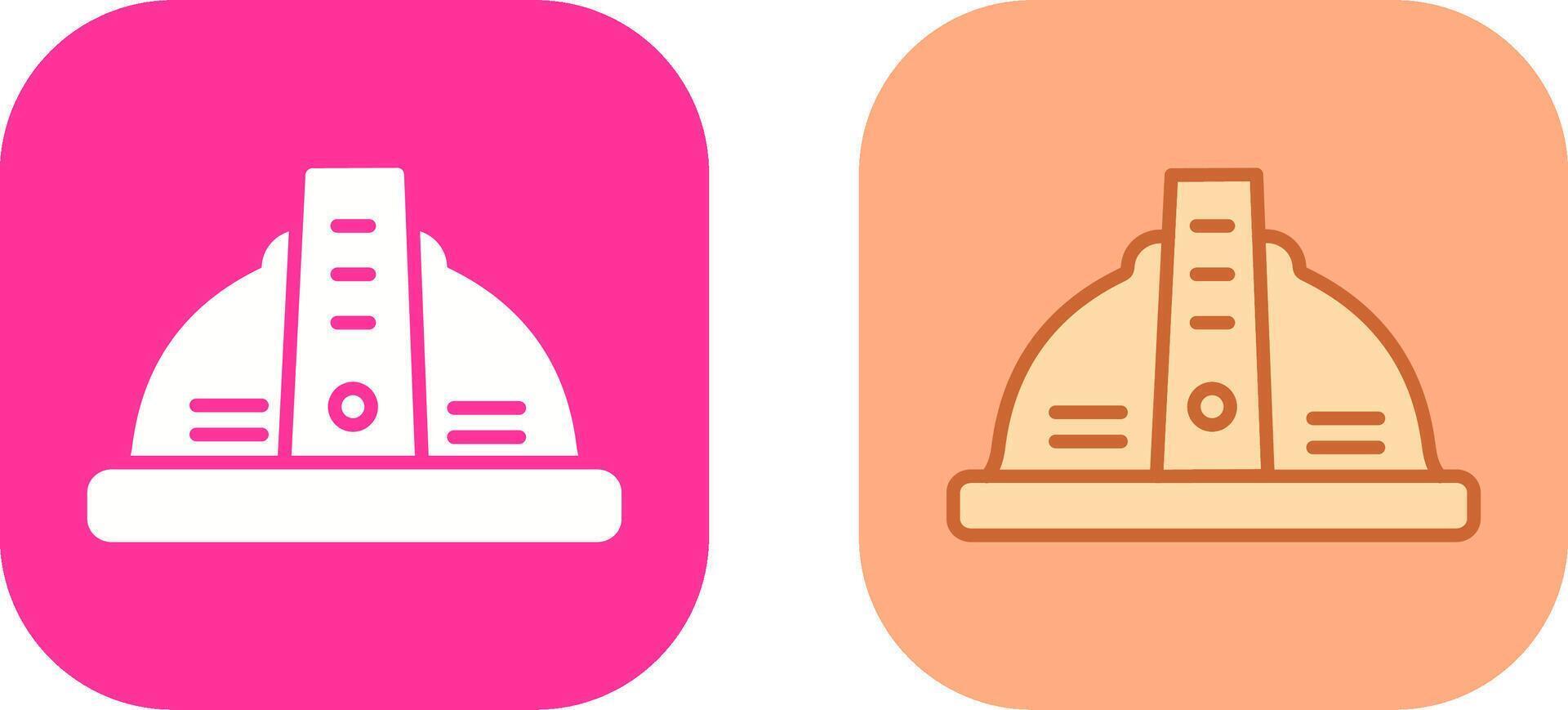 Helmet Icon Design vector