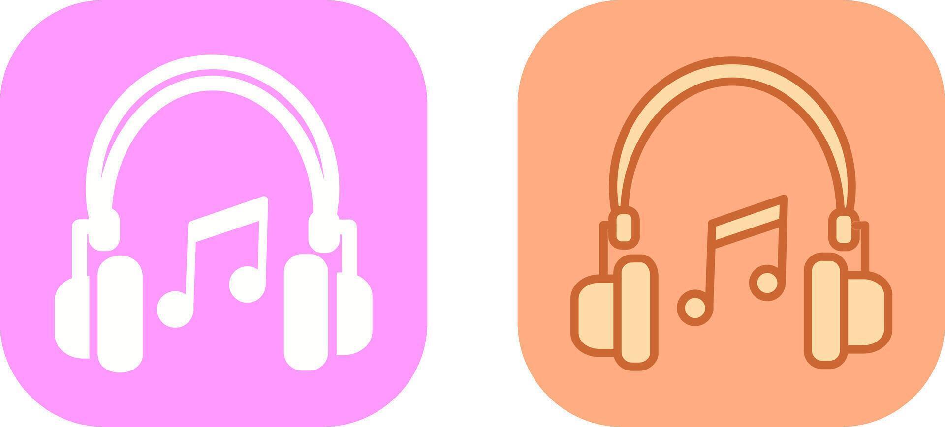 Headphone Icon Design vector