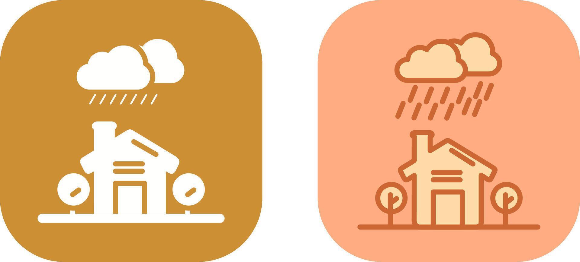 Rain Icon Design vector