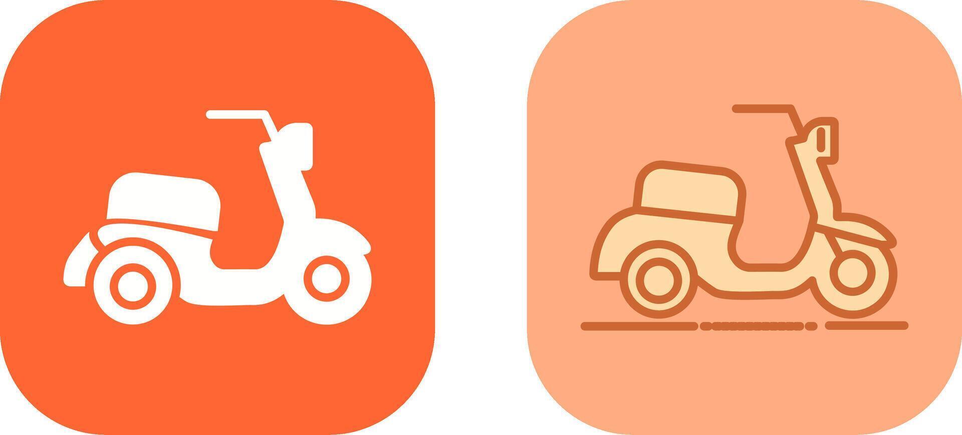 diseño de icono de scooter vector