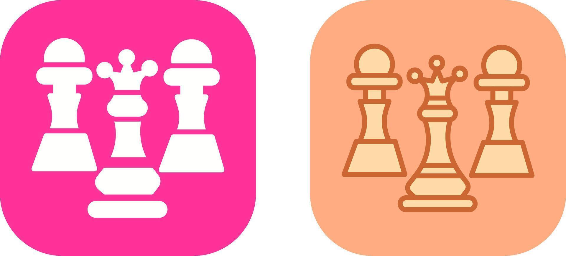 Chess Icon Design vector