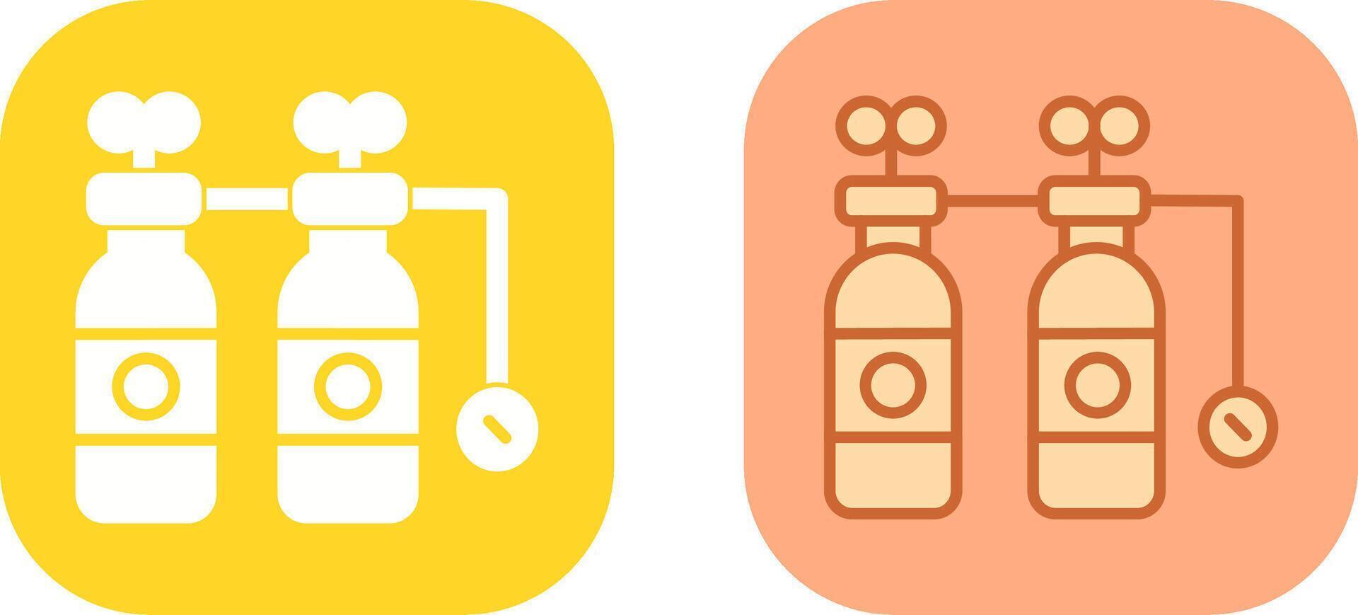 Oxygen Tank Icon Design vector