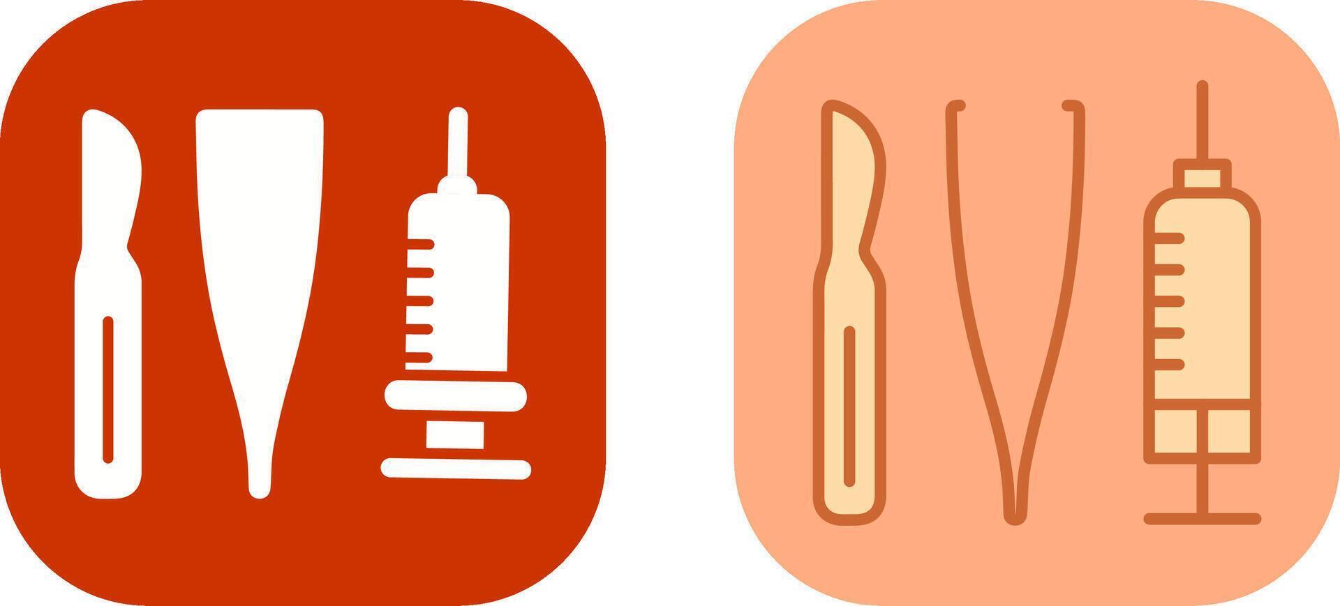 Operation Tool Icon Design vector