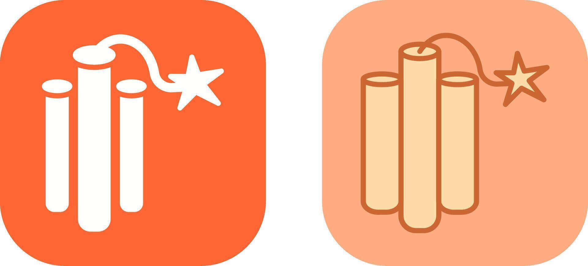 Dynamite Icon Design vector