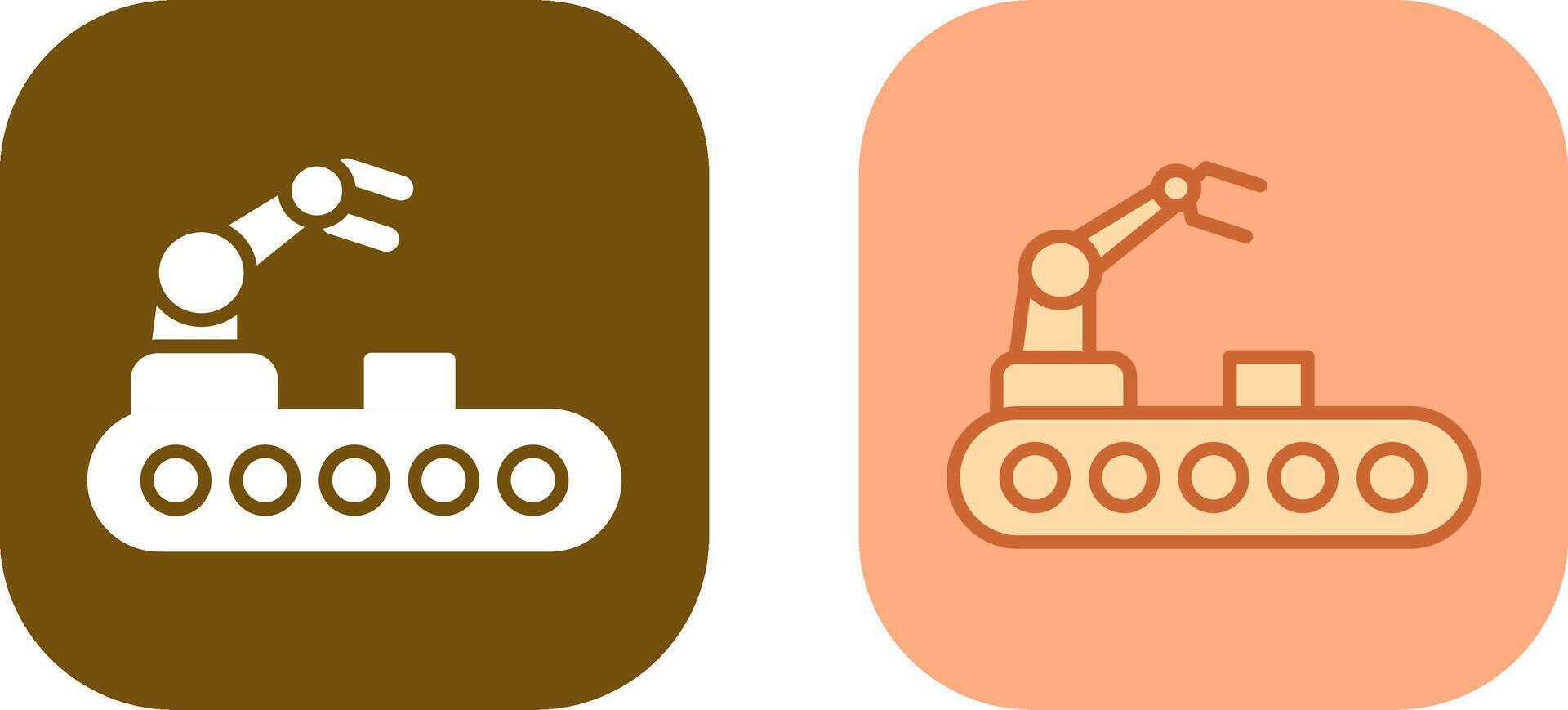 Conveyor II Icon Design vector