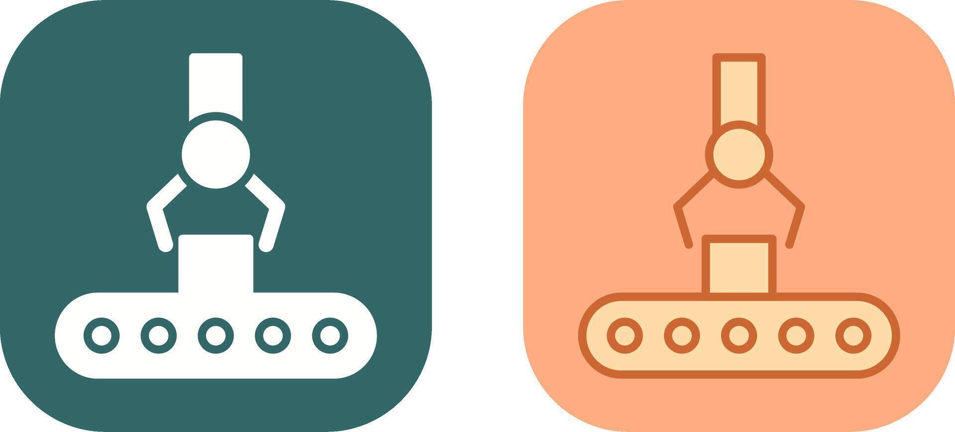 Conveyor I Icon Design vector