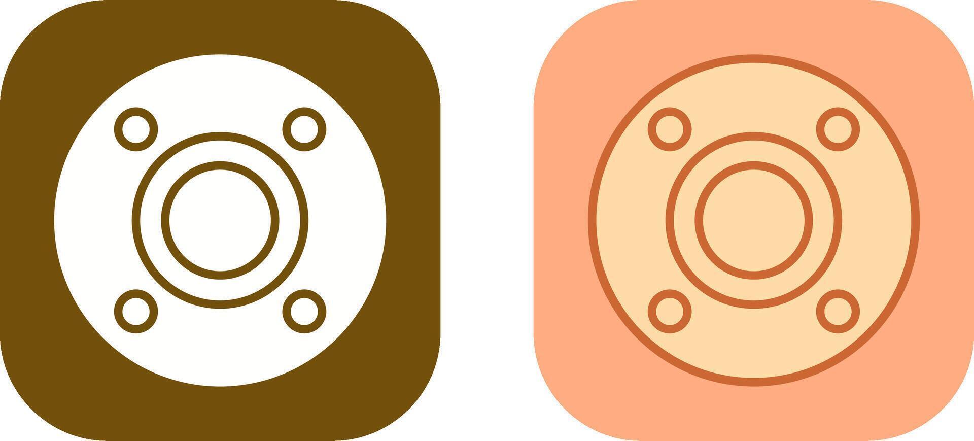 Flange Icon Design vector