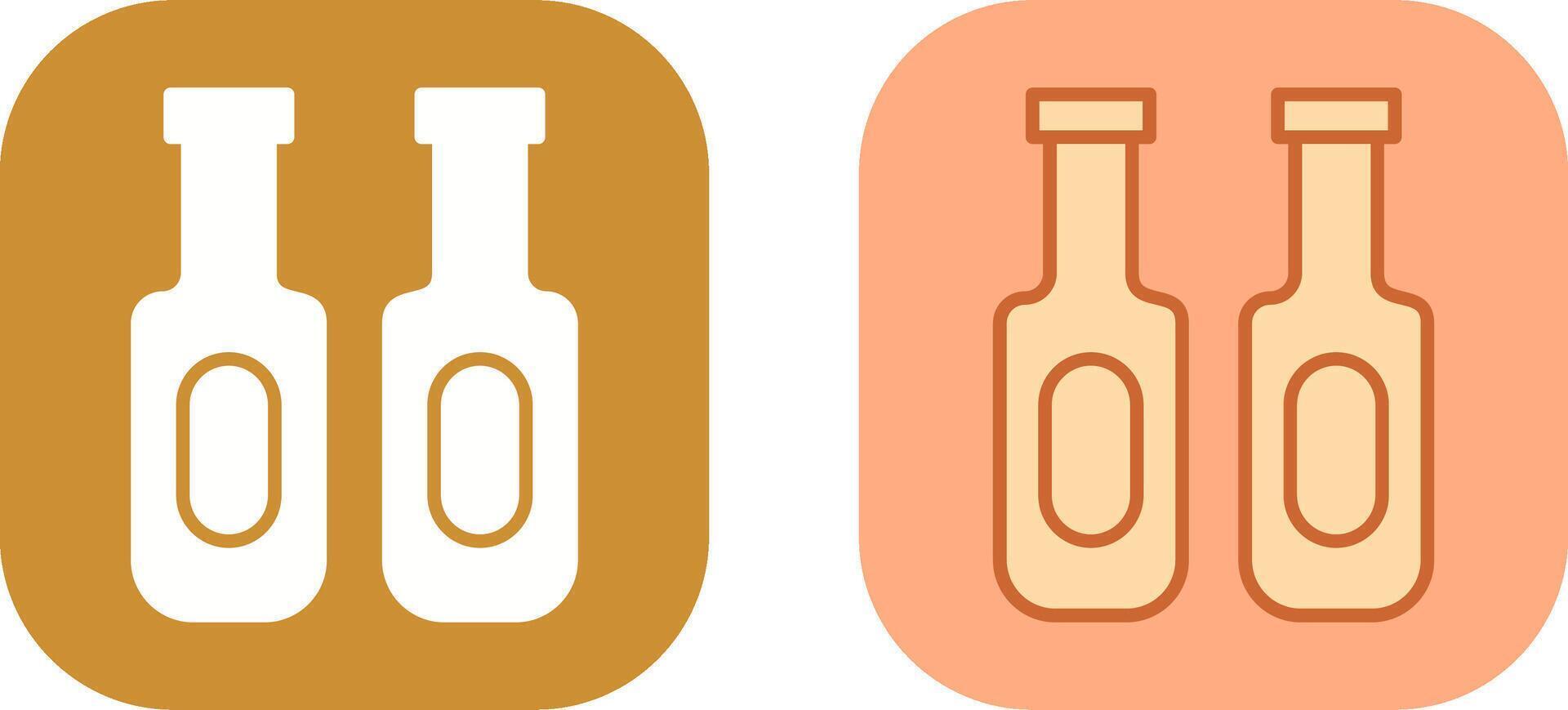 Drink Bottle Icon Design vector