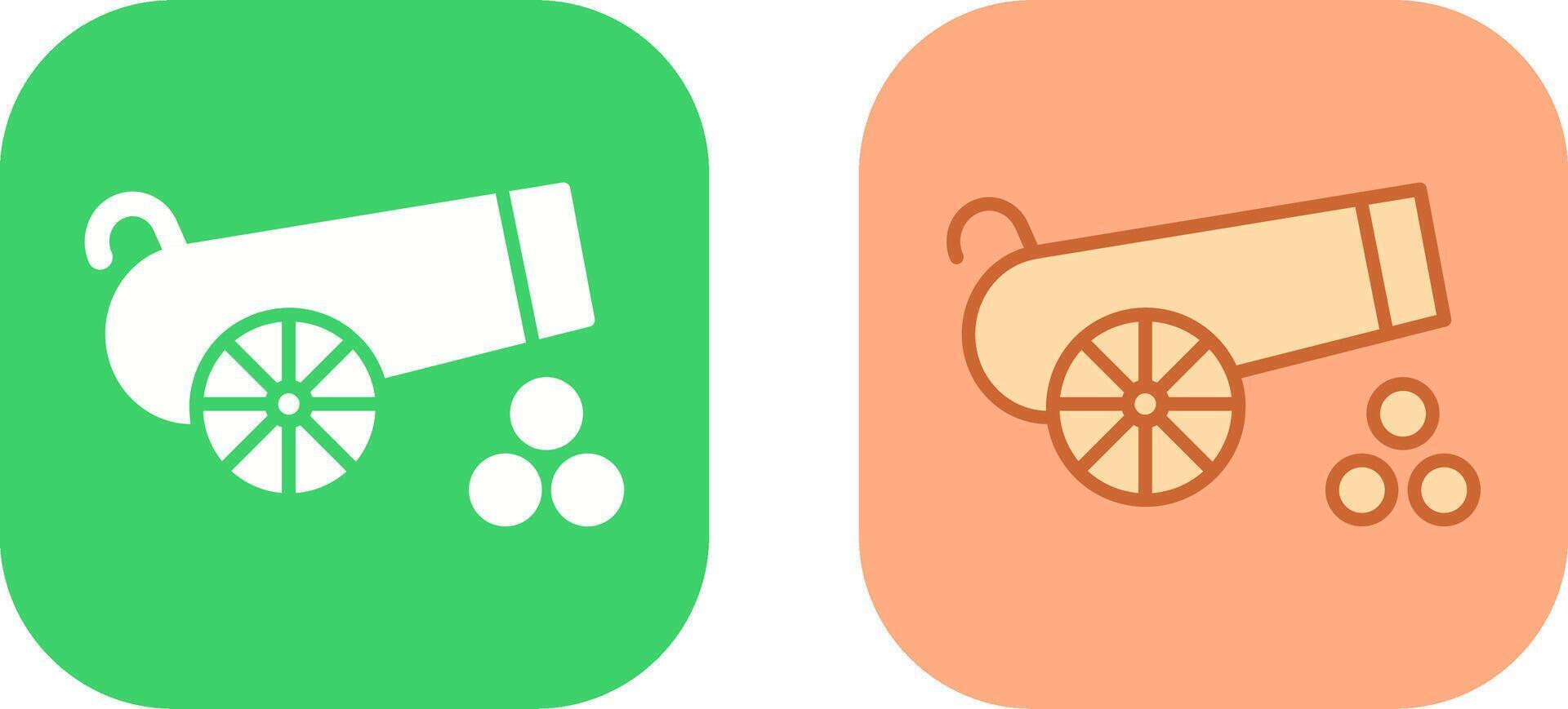 Cannon Balls Icon Design vector