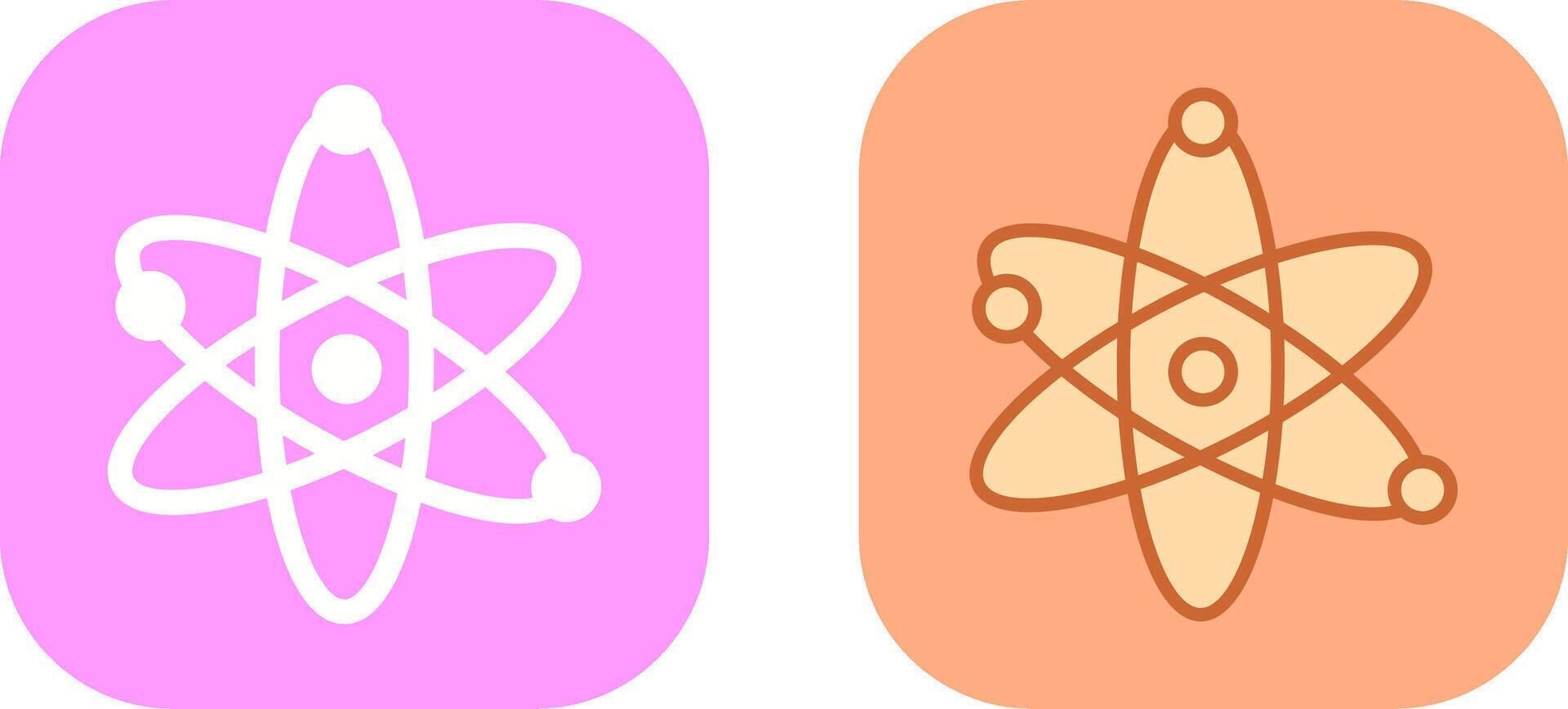 Atom Icon Design vector