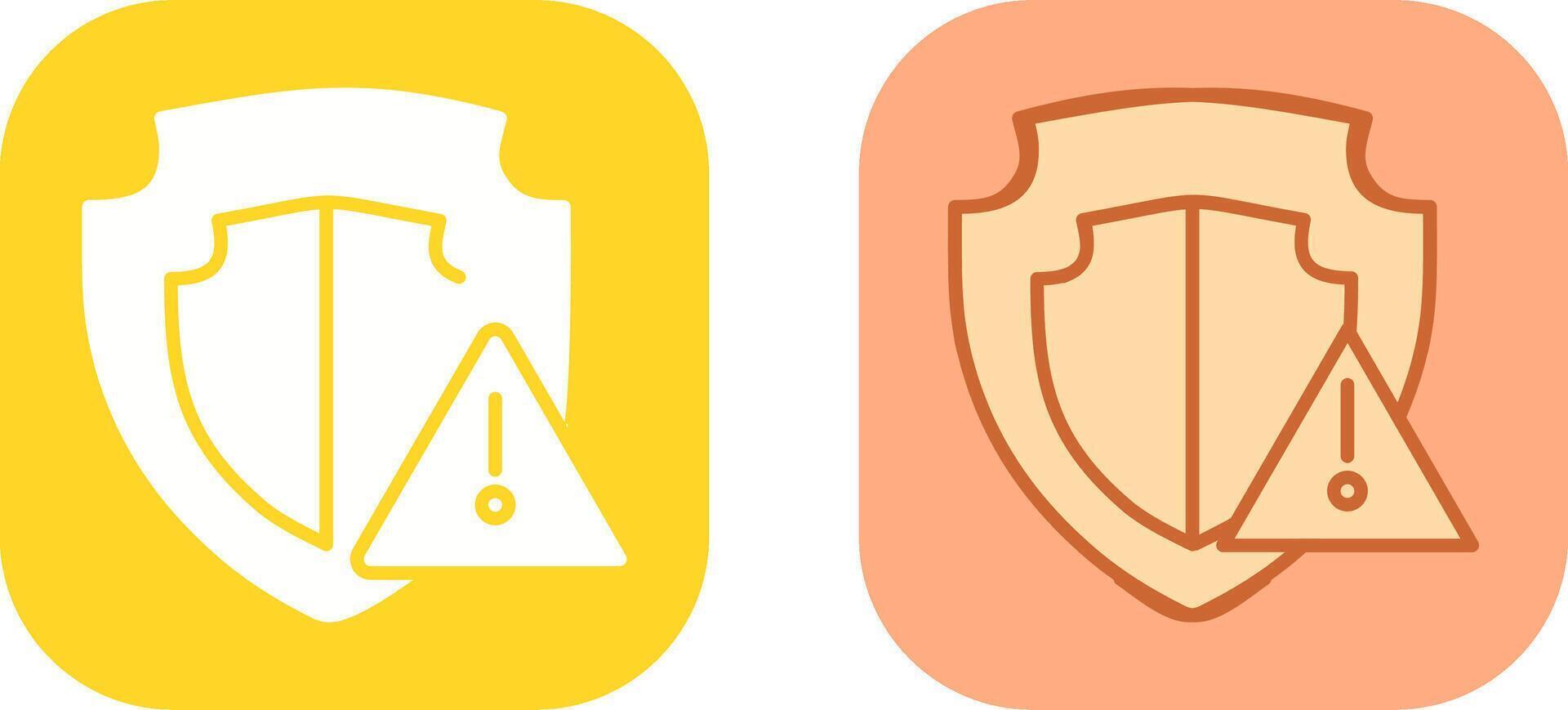 Warning Icon Design vector