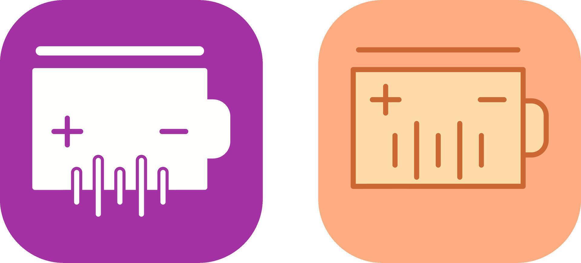 Battery Icon Design vector