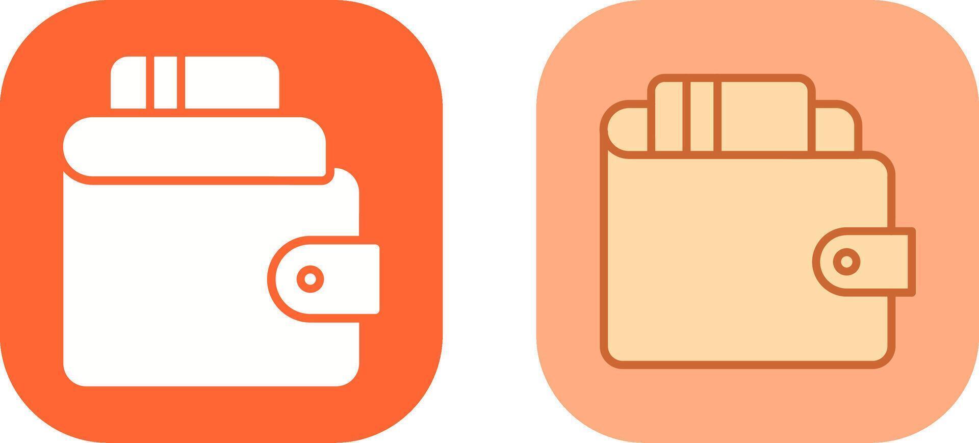 Wallet Icon Design vector