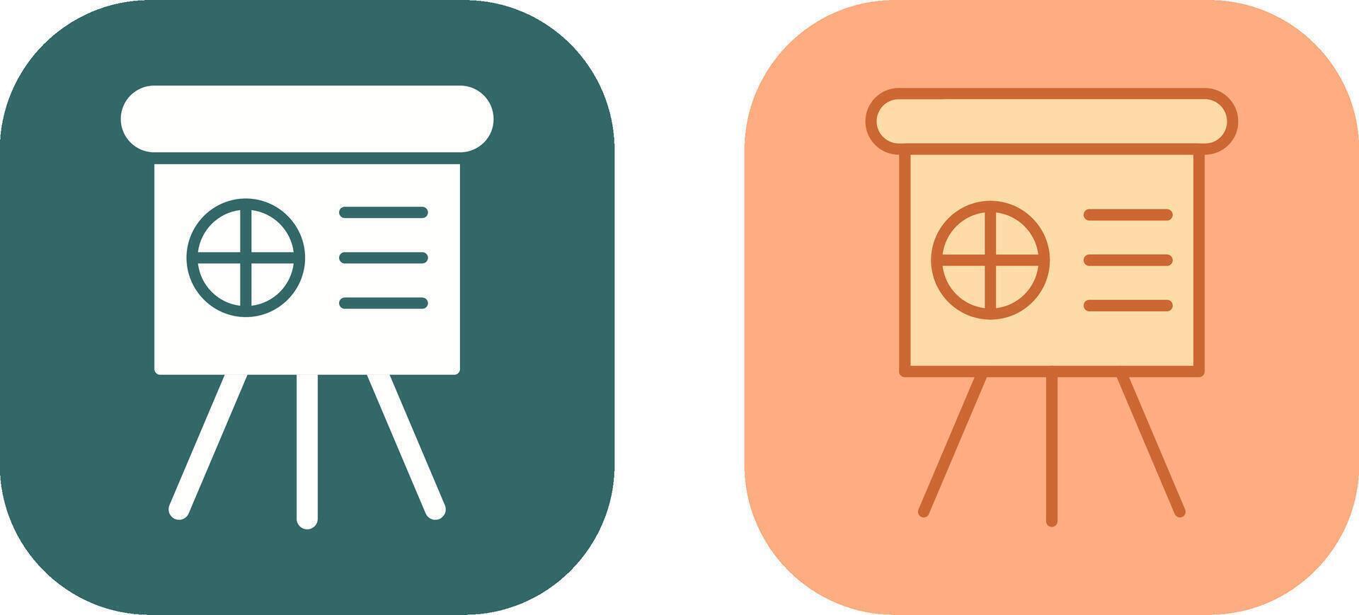 Presentation Icon Design vector
