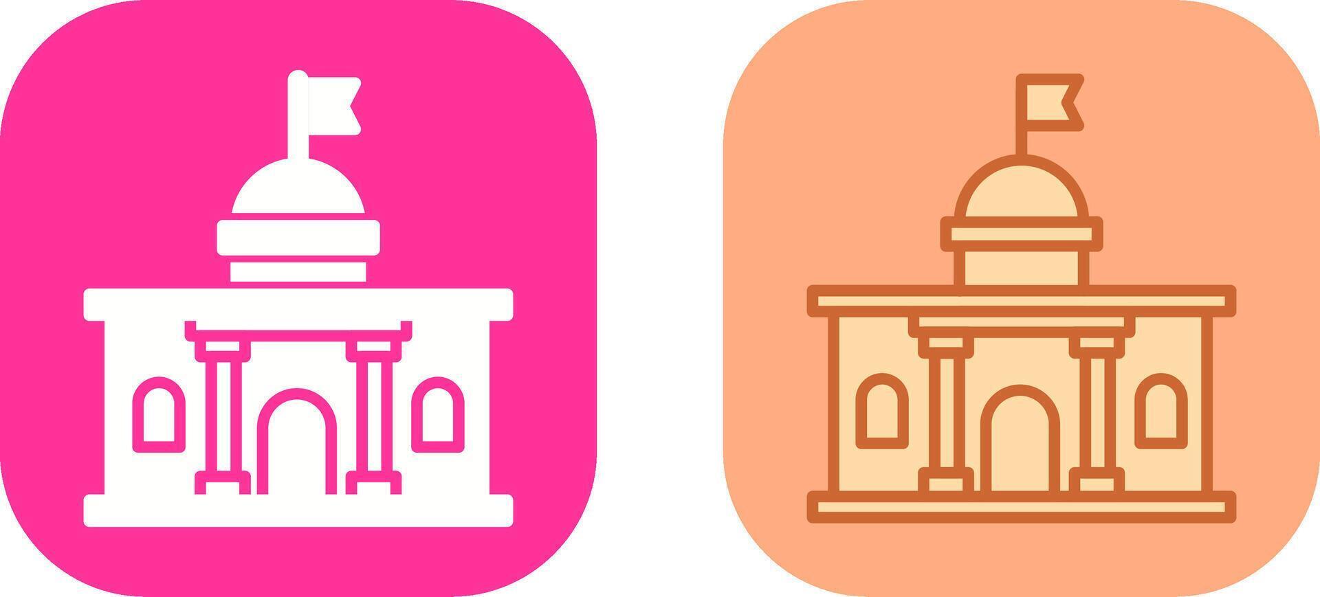 Parliament Icon Design vector