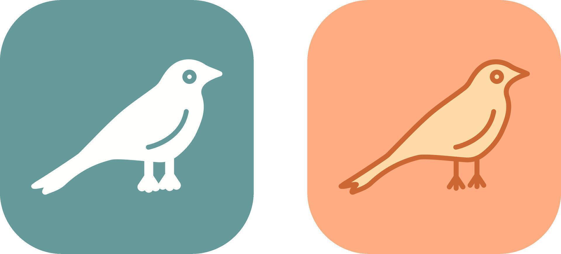 diseño de icono de pájaro vector