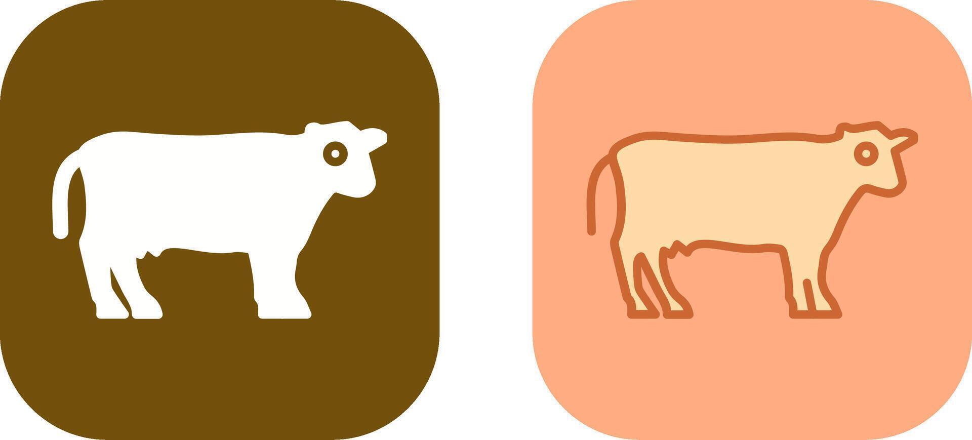 Cattle Icon Design vector