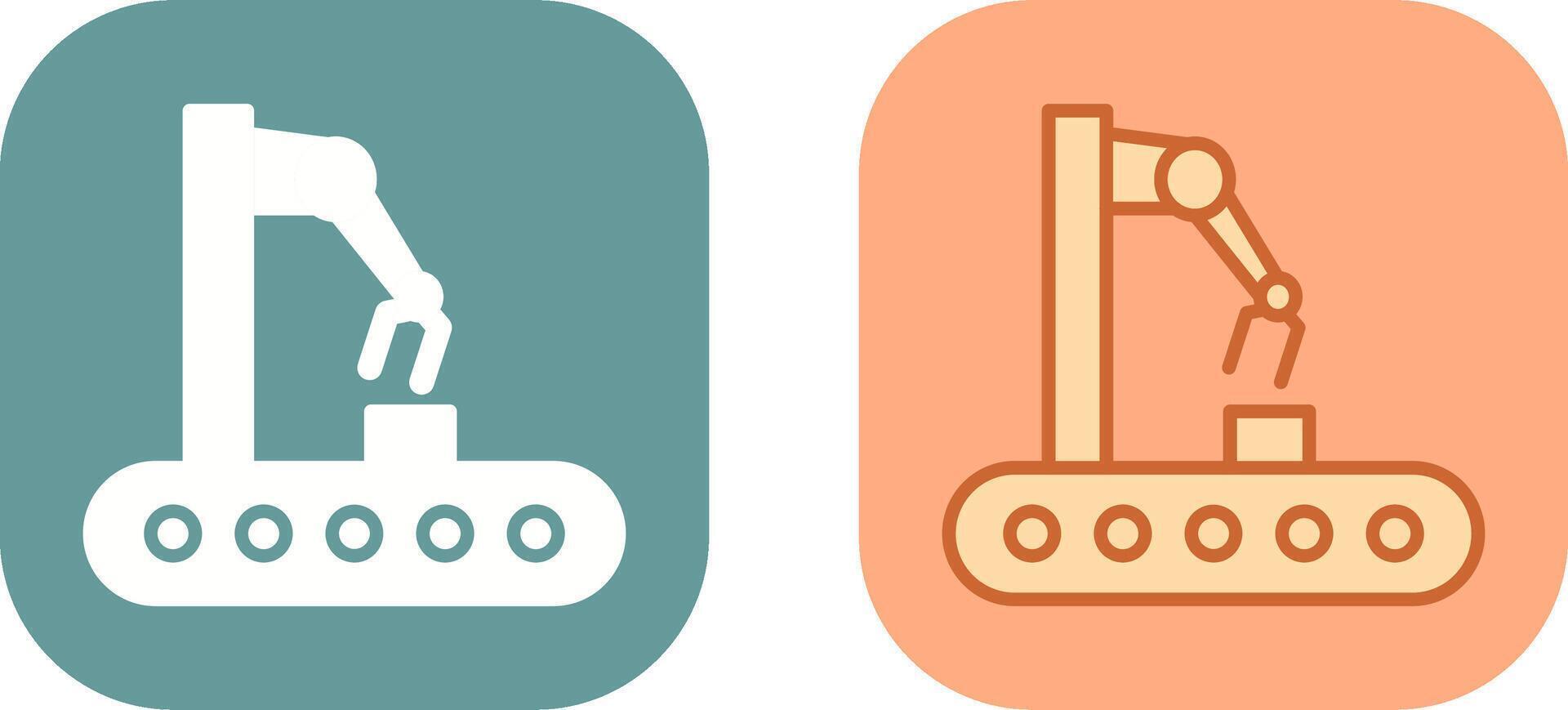 Conveyor Icon Design vector