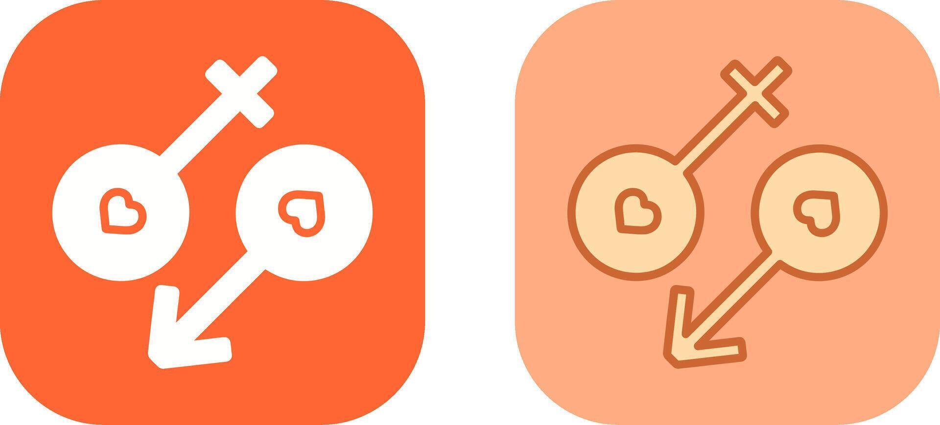 Intimacy Icon Design vector