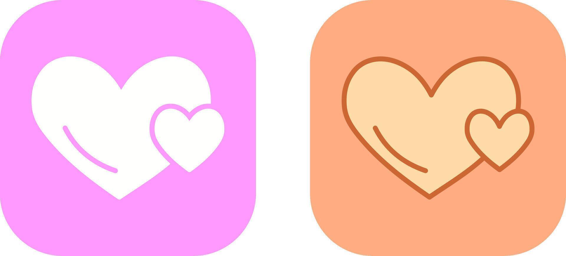 Hearts Icon Design vector