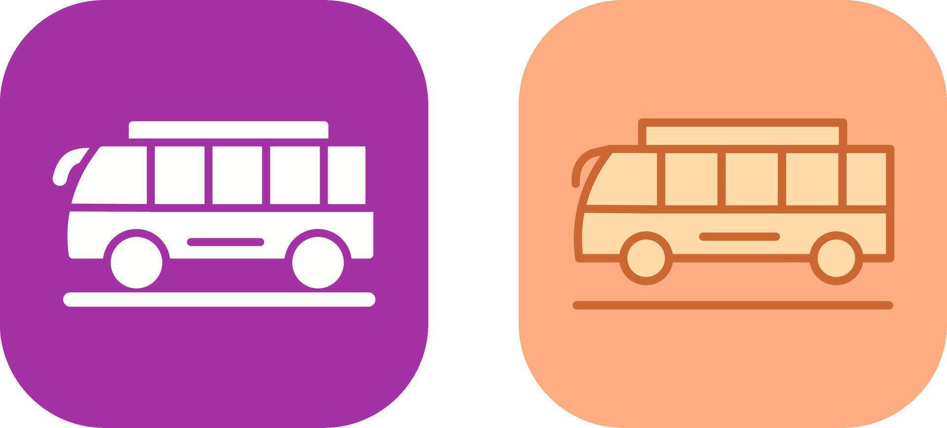 Bus Icon Design vector