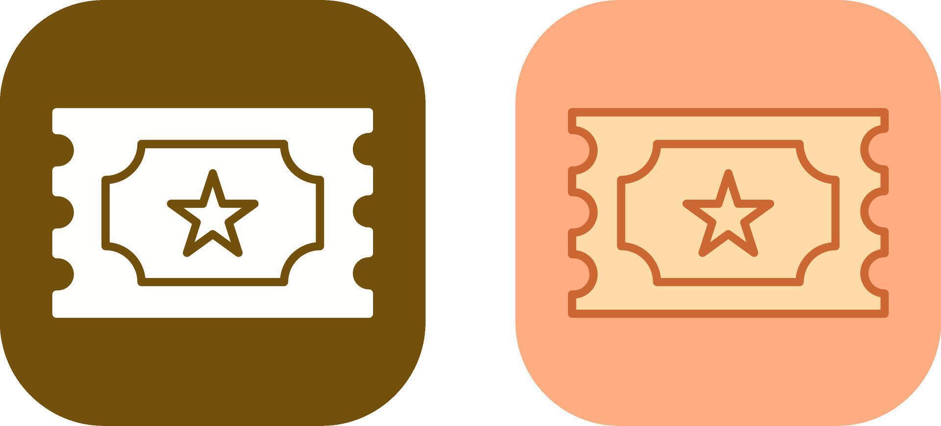 Tickets Icon Design vector