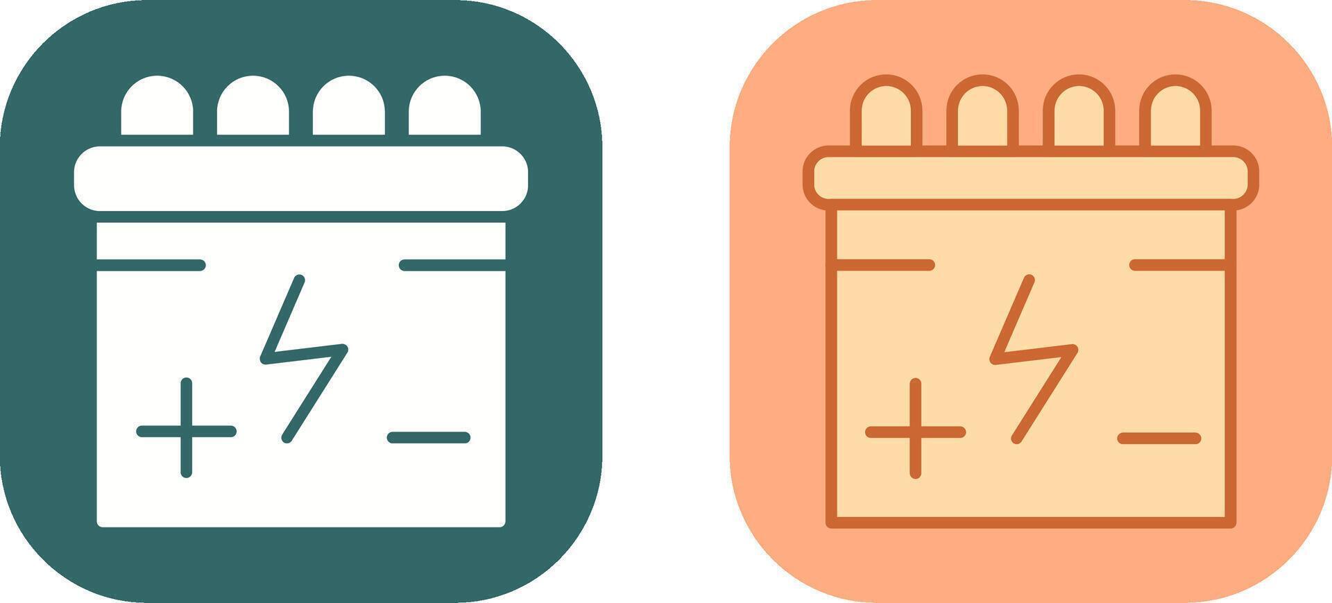 Batteries Icon Design vector