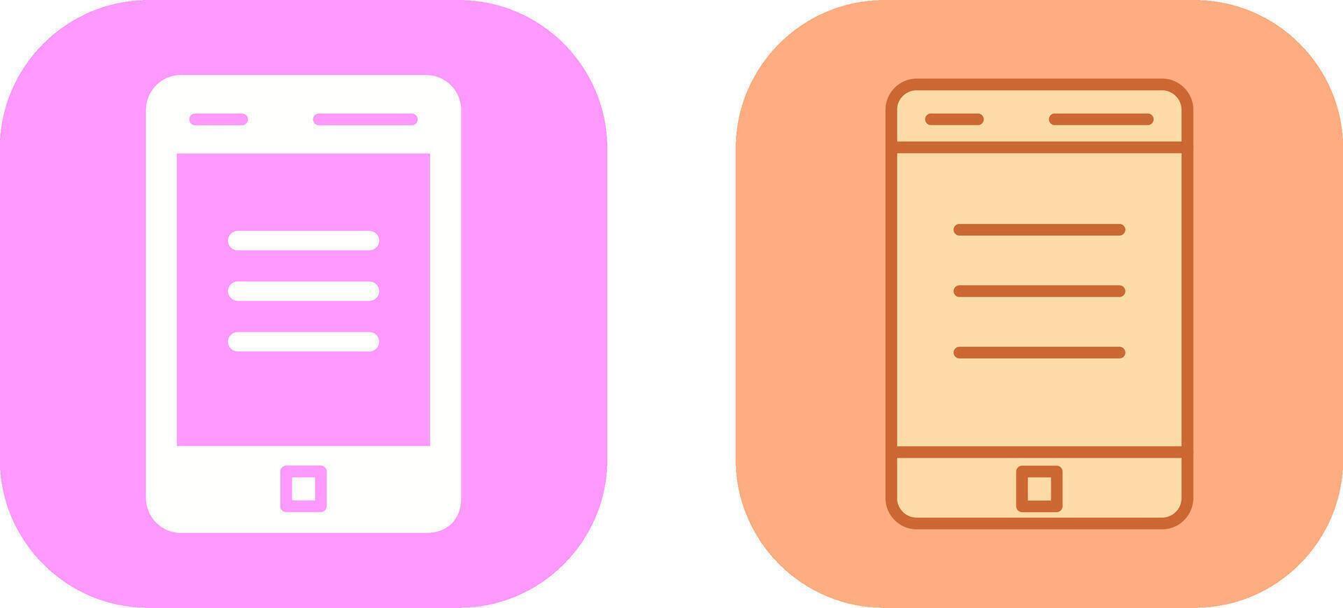 Cell Phone Icon Design vector