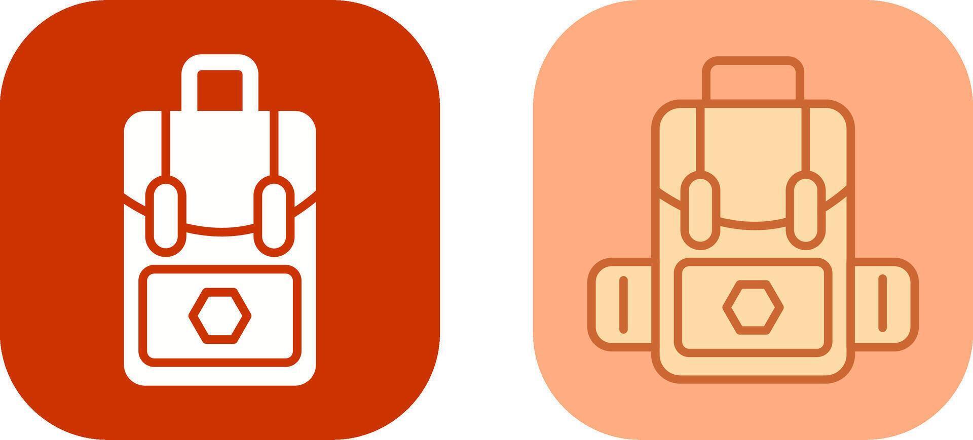 Bag Pack Icon Design vector