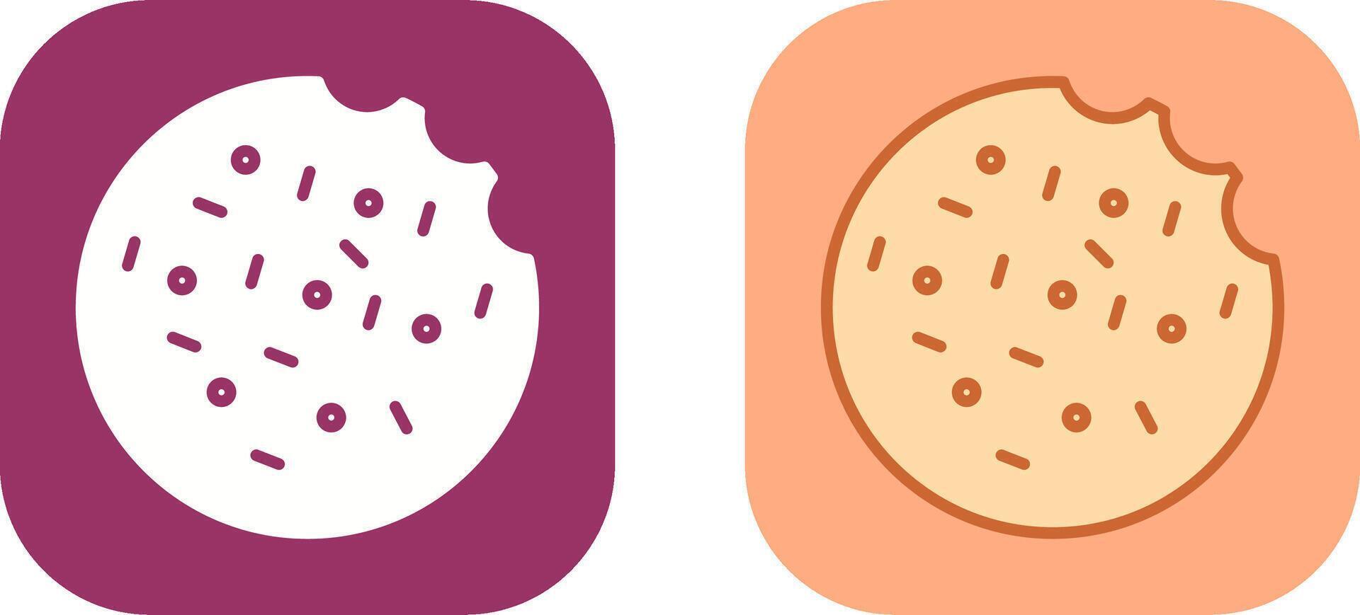 Cookie Icon Design vector