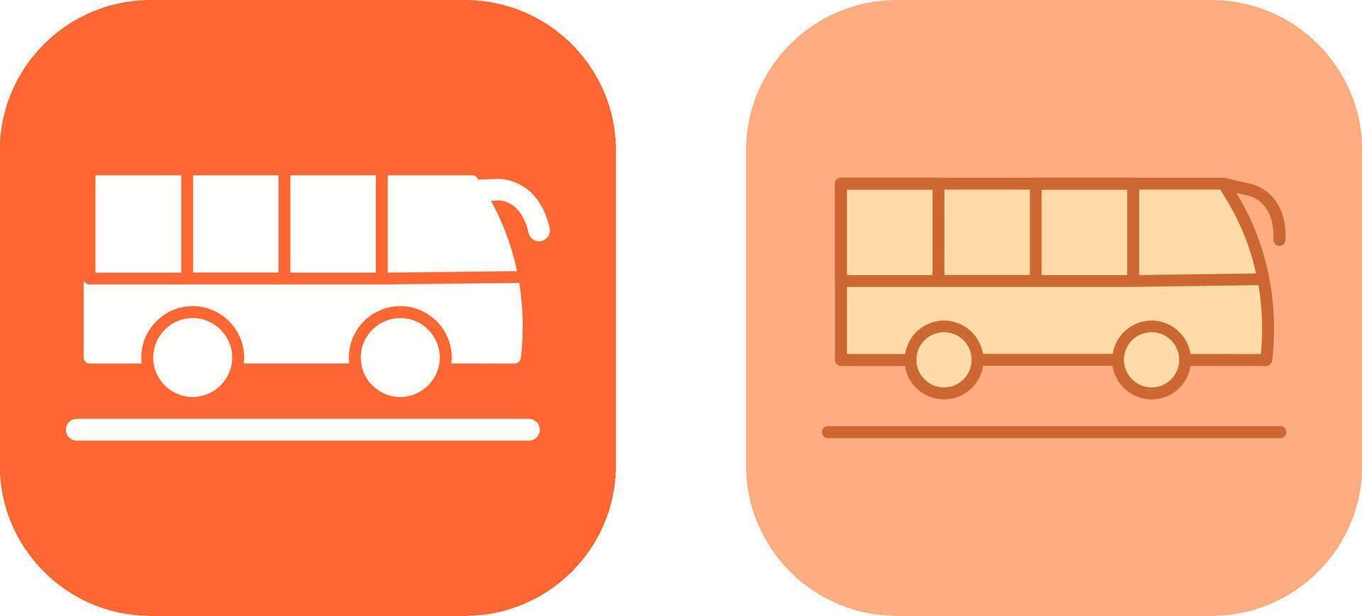 Bus Icon Design vector