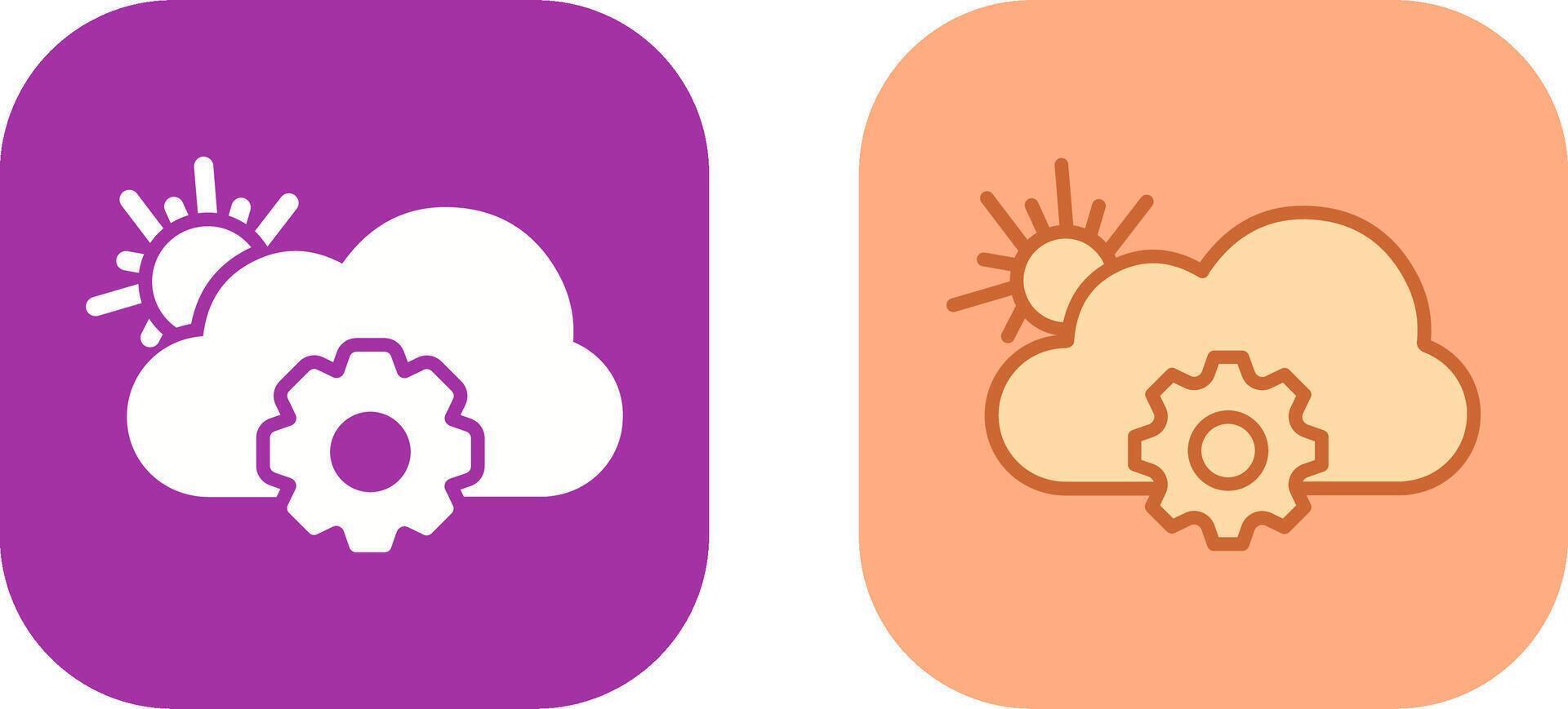 Forecast Icon Design vector