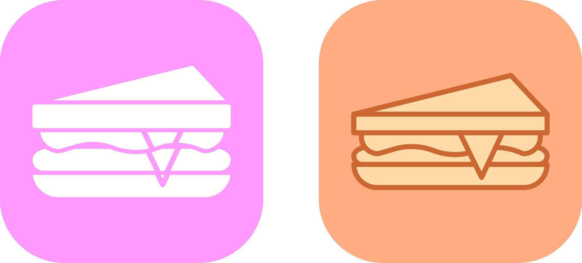 Sandwich Icon Design vector