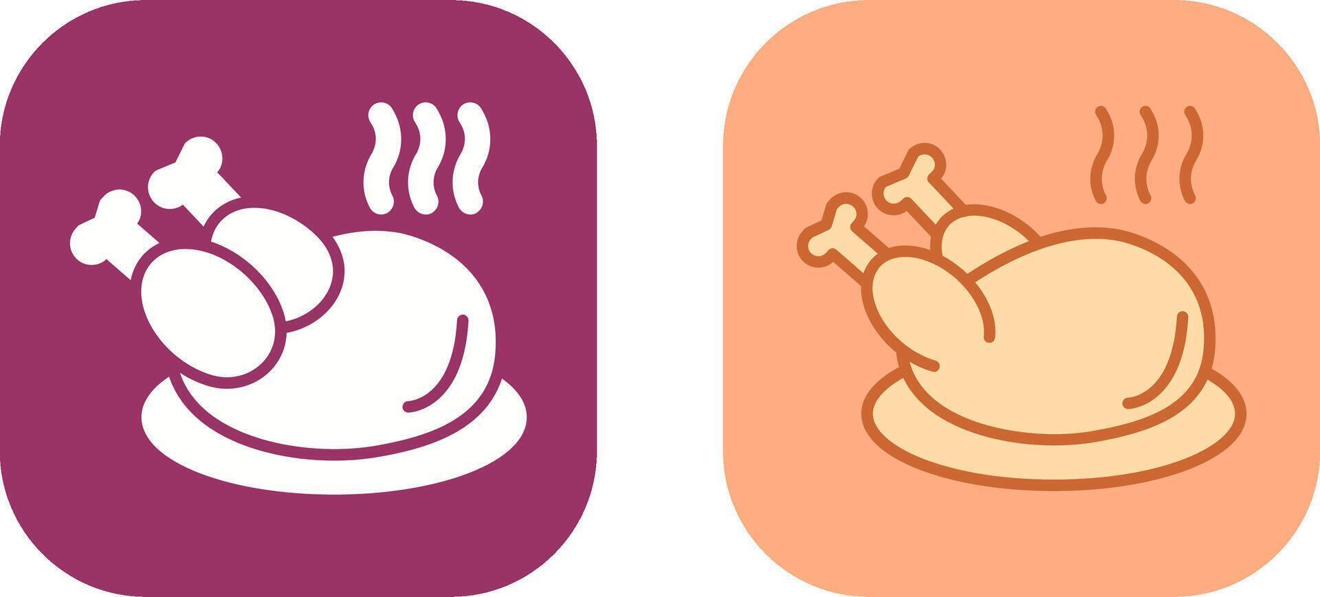 Chicken Icon Design vector