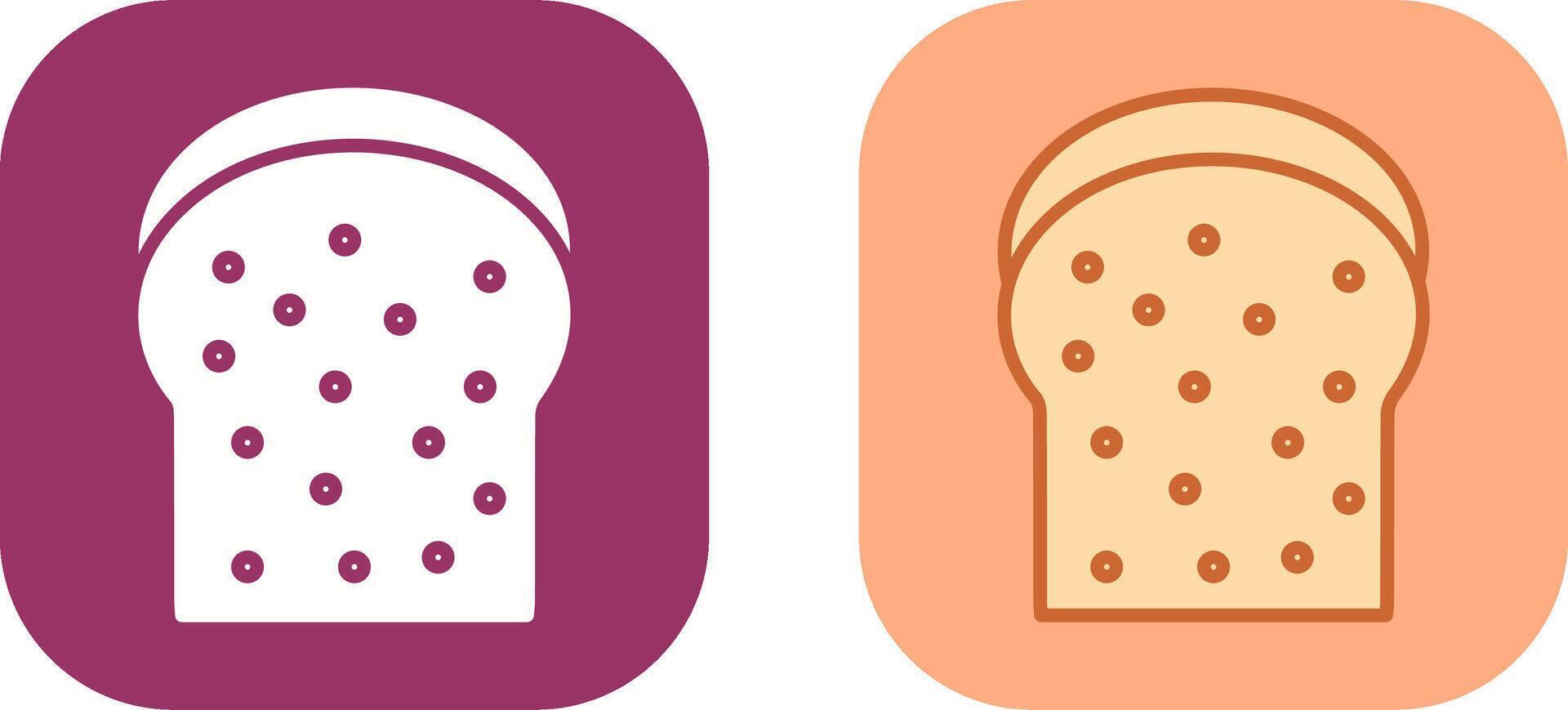 Bread Icon Design vector